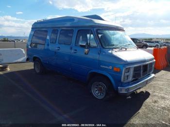  Salvage GMC Rally Wagon   Van