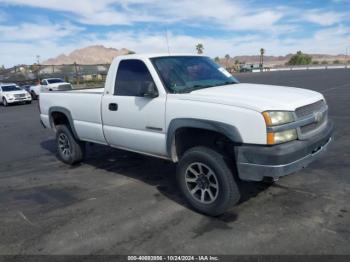  Salvage Chevrolet Silverado 2500