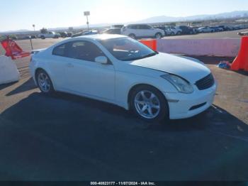  Salvage INFINITI G35