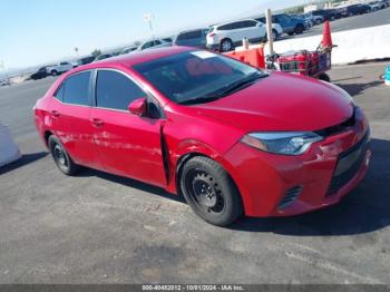  Salvage Toyota Corolla