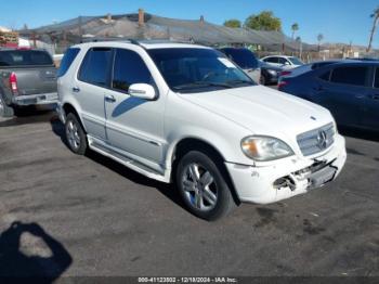  Salvage Mercedes-Benz M-Class