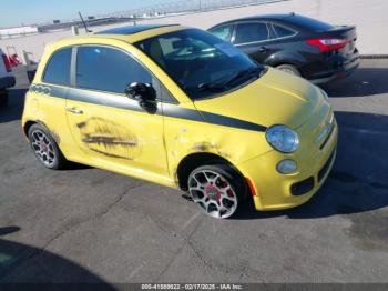  Salvage FIAT 500