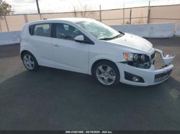  Salvage Chevrolet Sonic