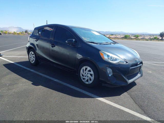  Salvage Toyota Prius c