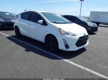  Salvage Toyota Prius c
