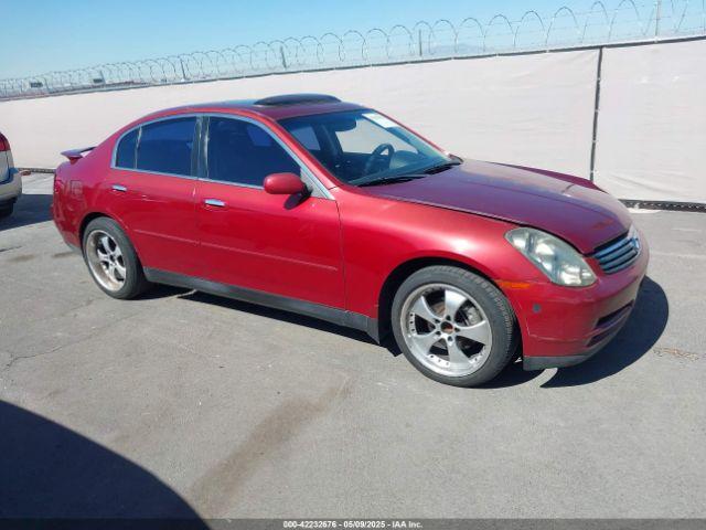  Salvage INFINITI G35