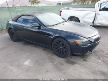  Salvage BMW 6 Series
