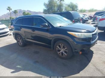  Salvage Toyota Highlander