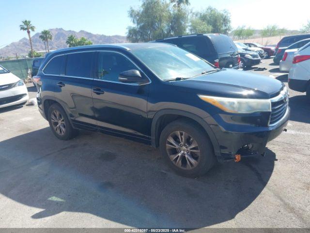  Salvage Toyota Highlander