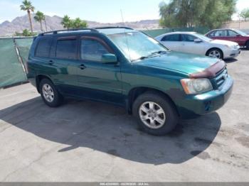  Salvage Toyota Highlander