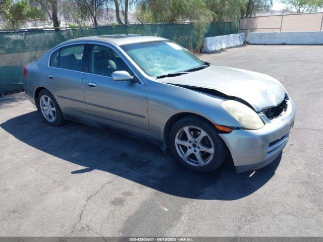  Salvage INFINITI G35x