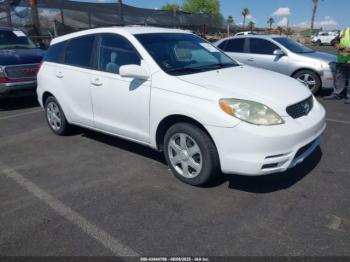  Salvage Toyota Matrix