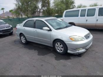  Salvage Toyota Corolla