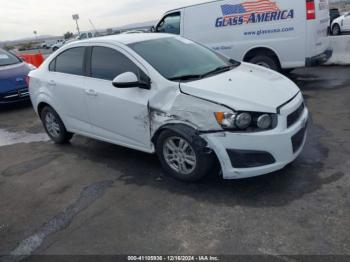  Salvage Chevrolet Sonic