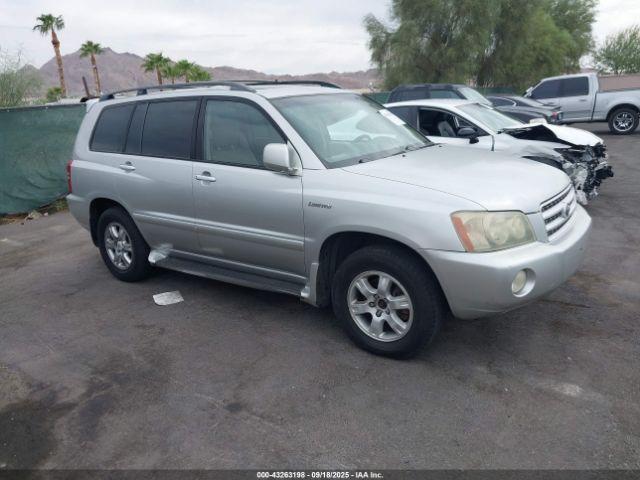  Salvage Toyota Highlander
