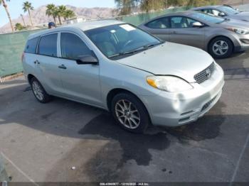  Salvage Toyota Matrix