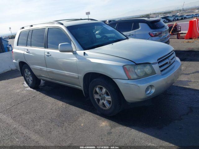  Salvage Toyota Highlander