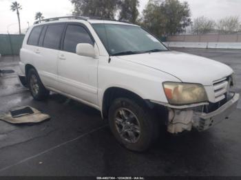  Salvage Toyota Highlander