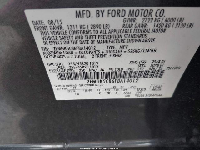 Ford Flex Sel Image 9