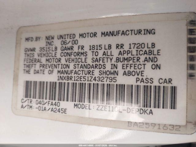 Toyota Corolla Le Image 9